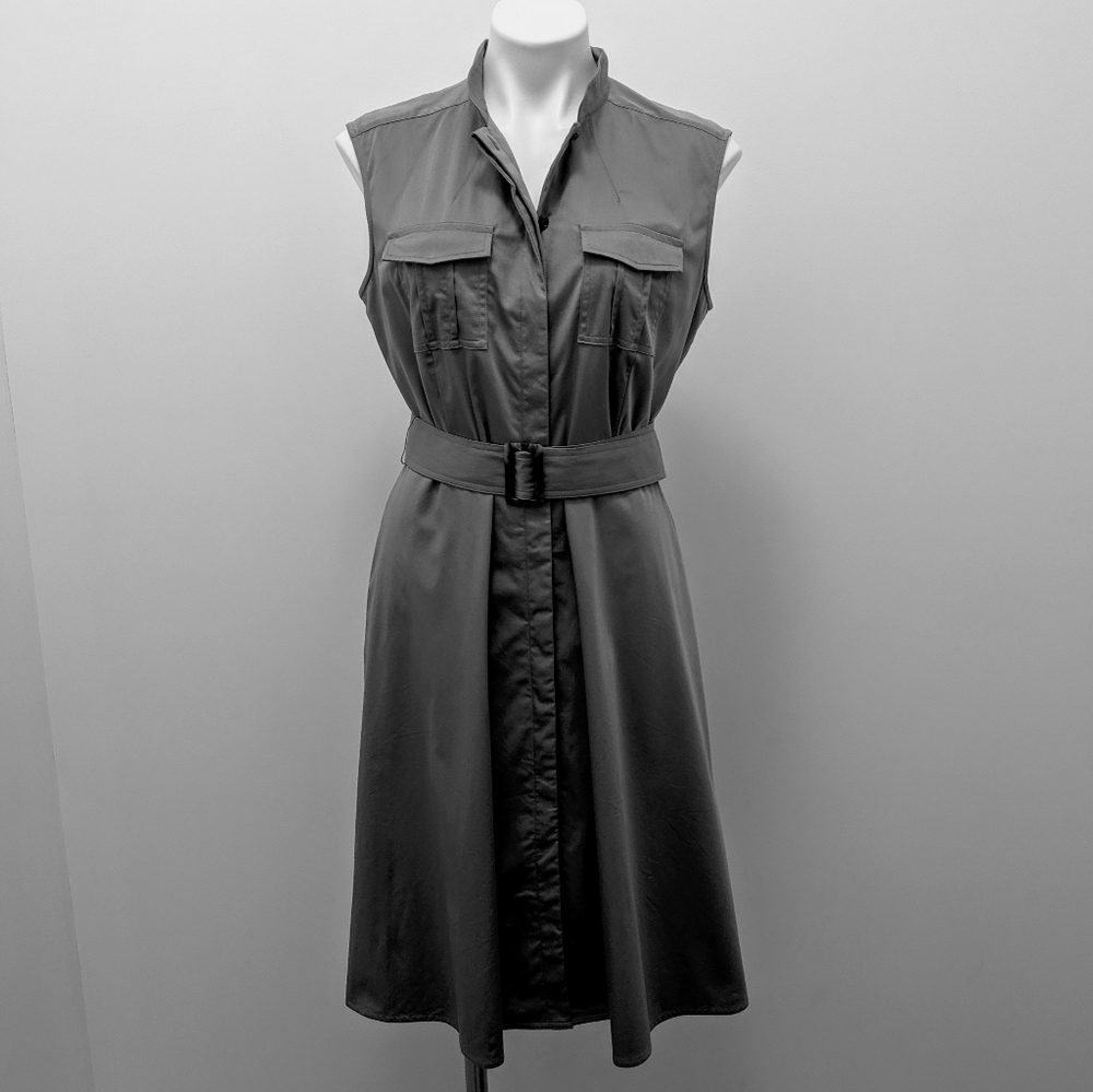 Ann Taylor Safari Trench Shirt Dress NWOT